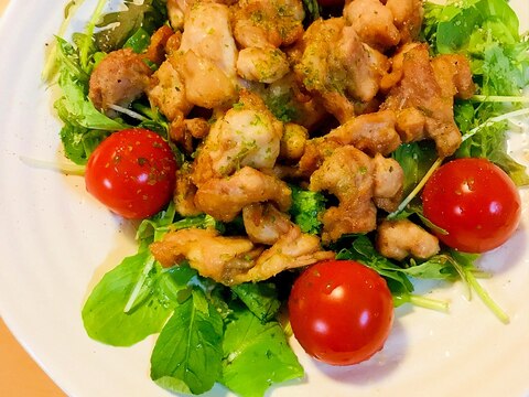 ２段階でしあげる●鶏もも肉のチキンナゲット風